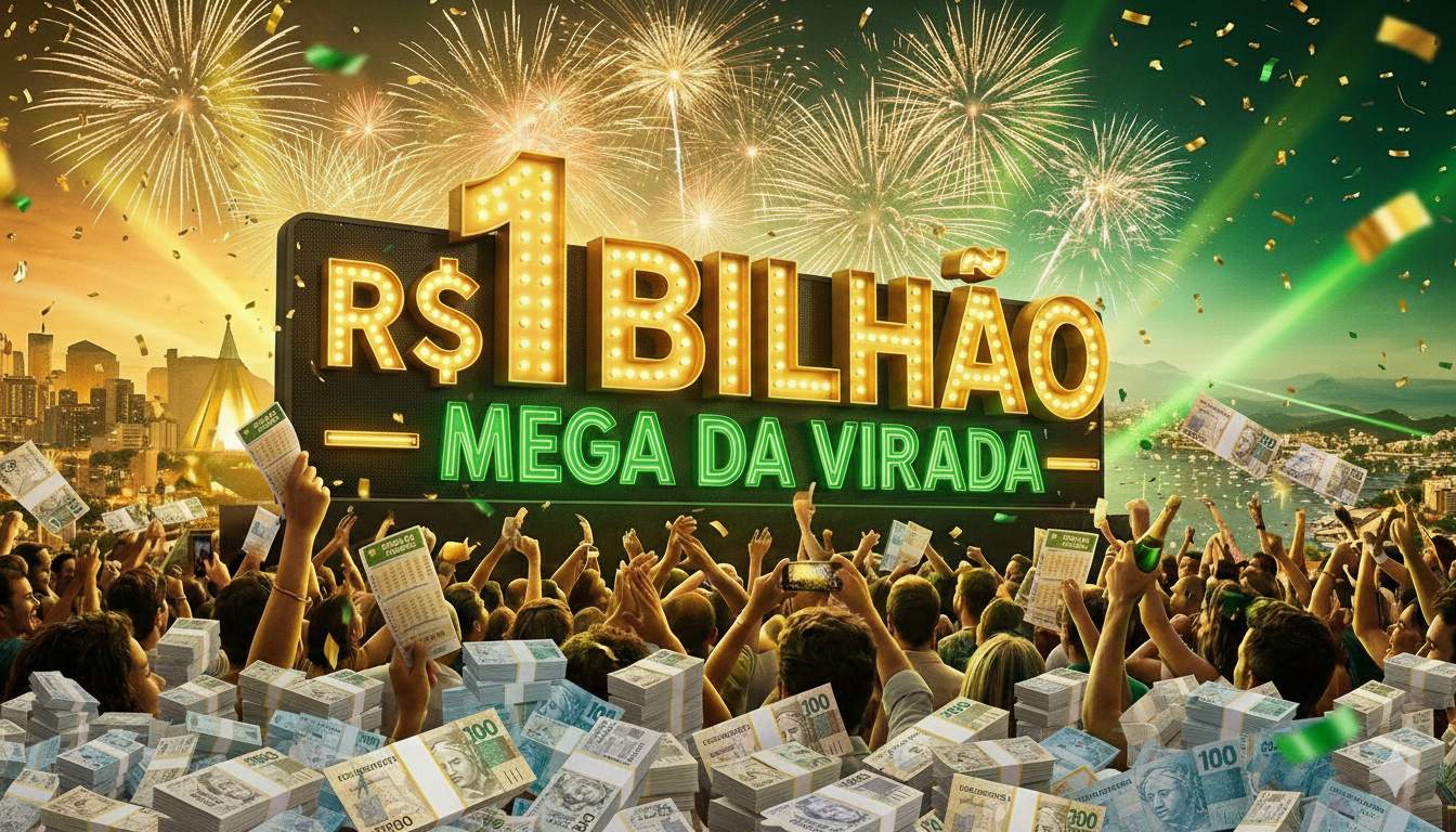 Mega da Virada 2025: R$ 1 Bilhão em Jogo – Como apostar no maior prêmio da história